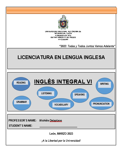 INGLES INTEGRAL VI. Ingles 2023 Regular.