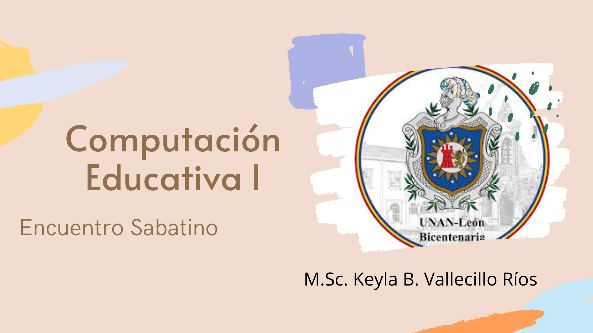 Computación Educativa I. LyL 2025 Sabatino